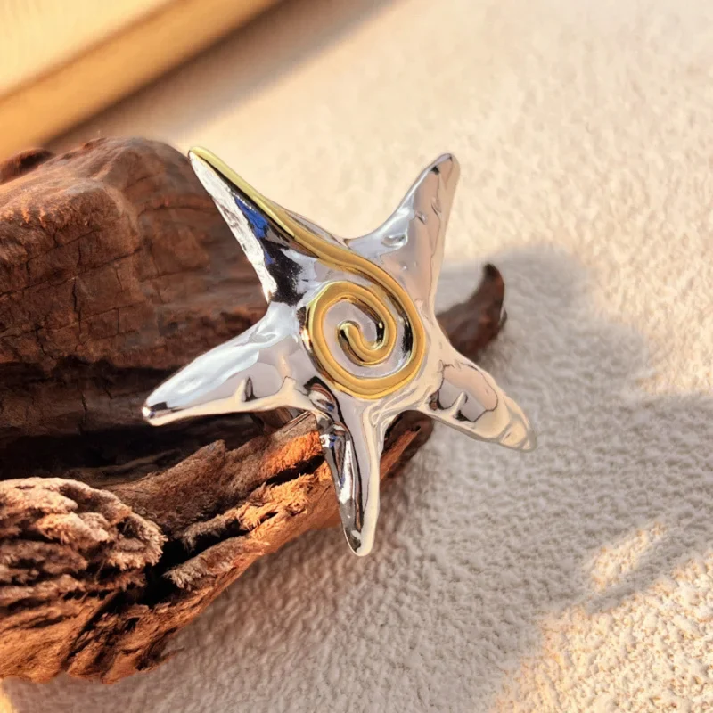 Bague Étoile de Mer Argent