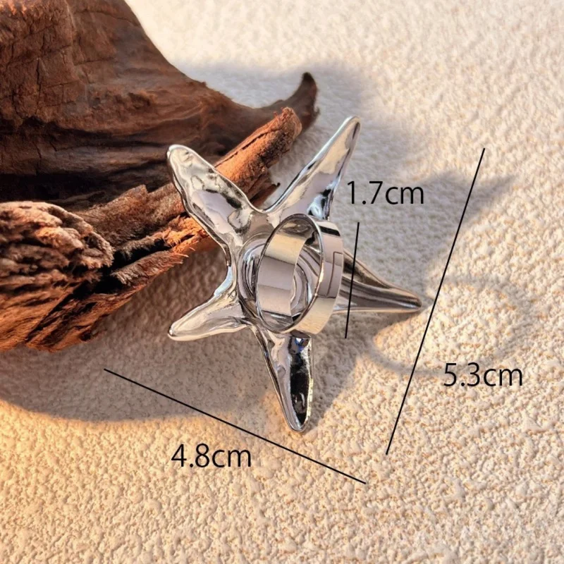 Bague Étoile de Mer Argent