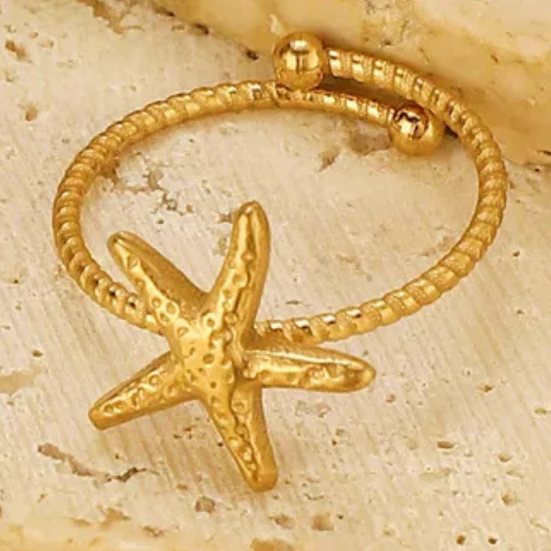 Bague Étoile de Mer Or