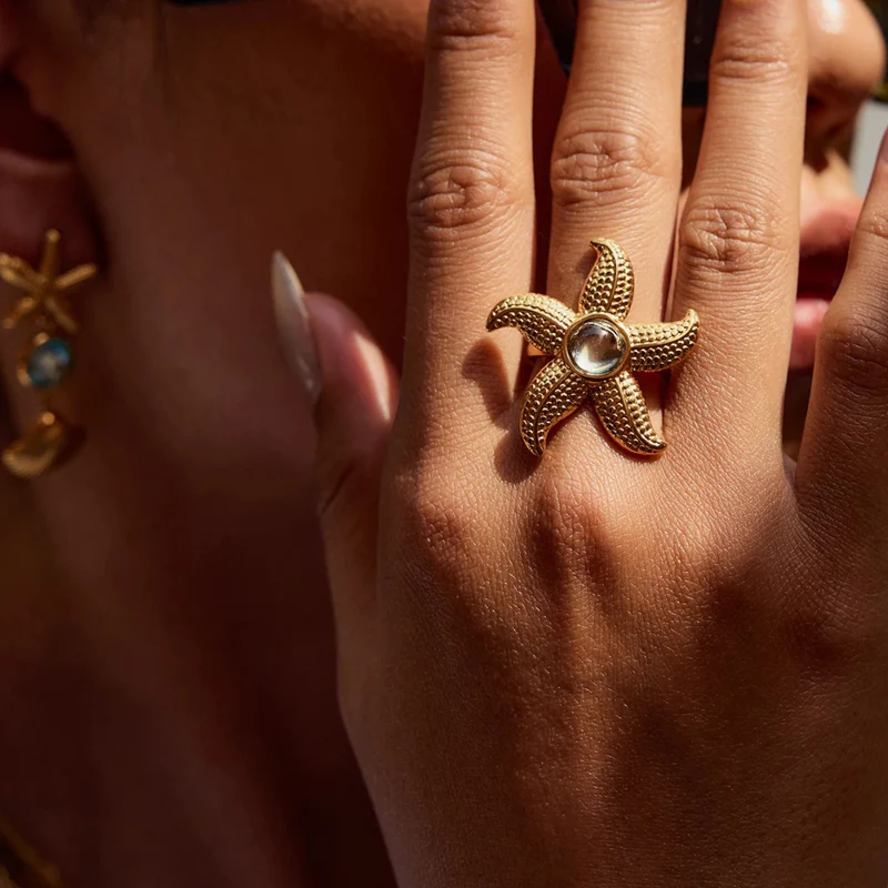 Bague Étoile de Mer Bohème