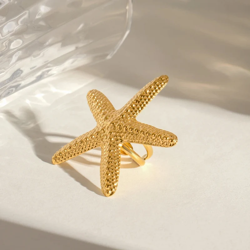 Bague Grosse Étoile de Mer