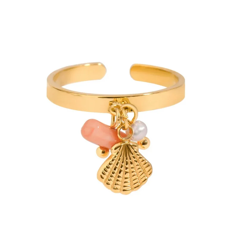 Bague Breloque Coquillage