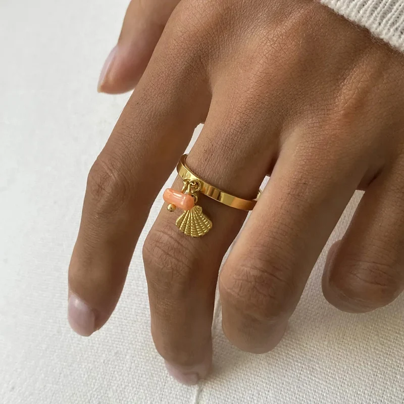 Bague Breloque Coquillage