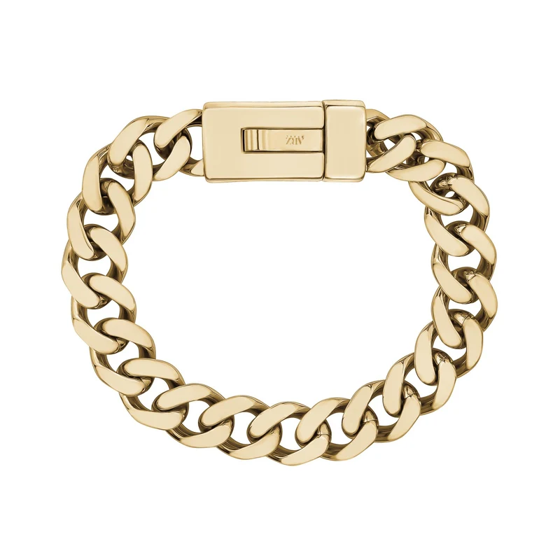Bracelet à maillons cubains de 13 mm