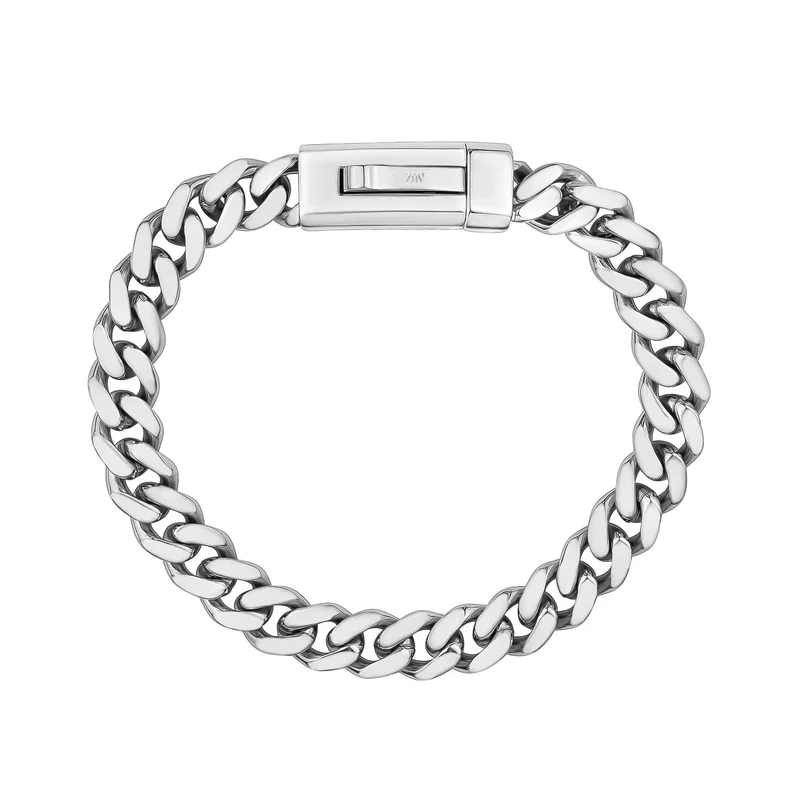 Bracelet à maillons cubains de 9 mm