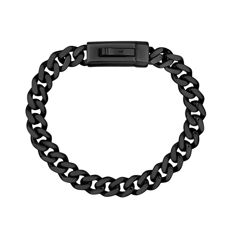 Bracelet à maillons cubains de 9 mm
