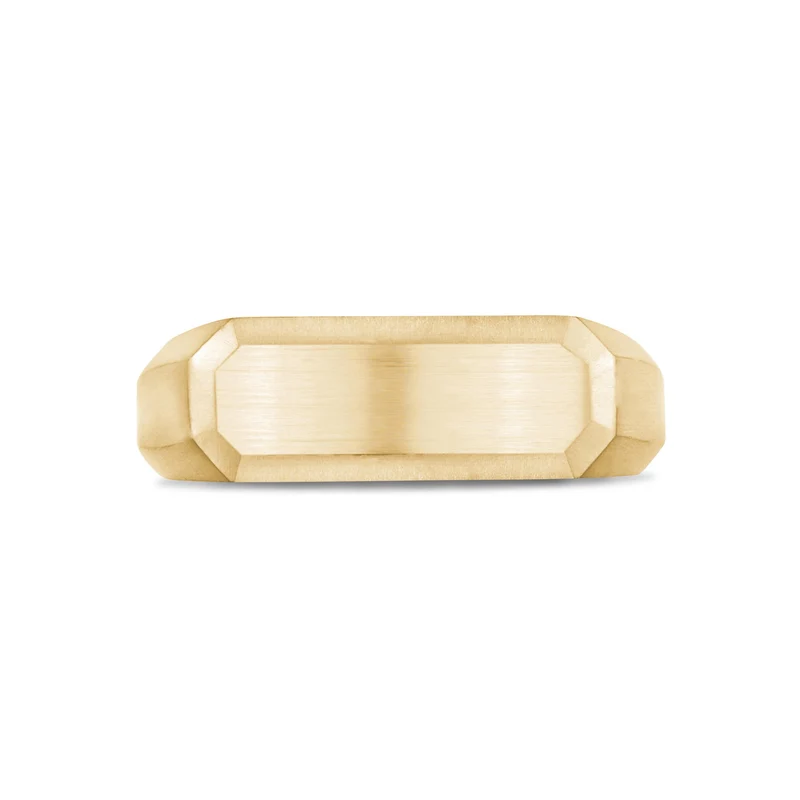 Bague Signet Rectangle Matte