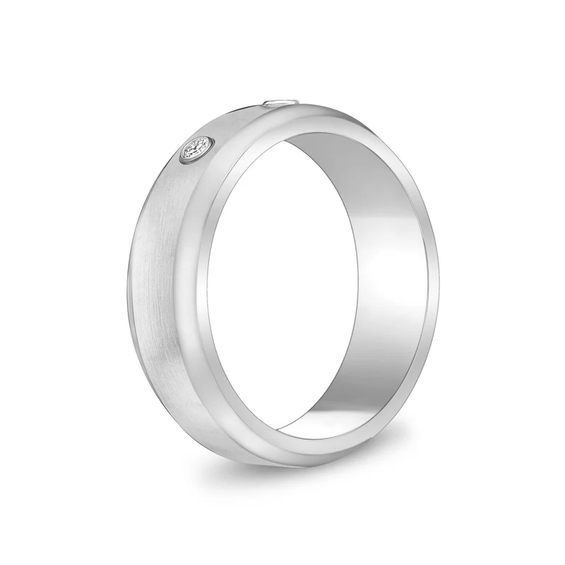 7mm Three Stones Jonc