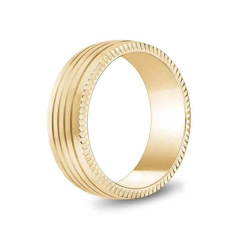 8mm Four Lined Jonc