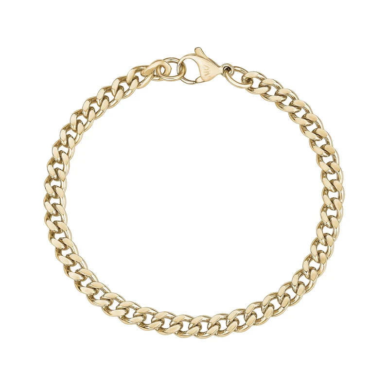 Bracelet à maillons cubains de 5 mm