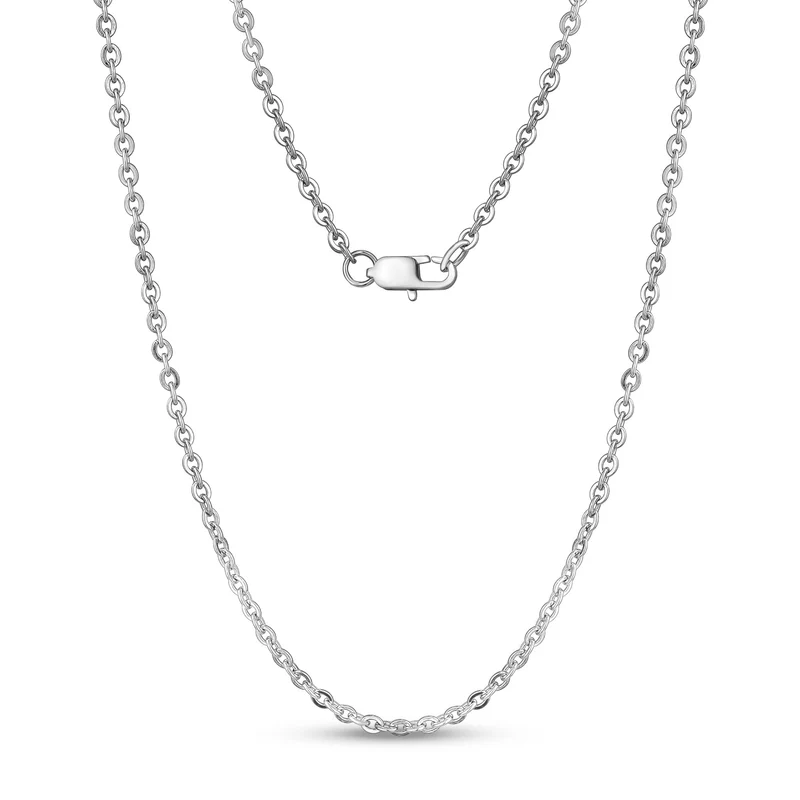Chaîne à maillons ovale à ancre plate de 3 mm