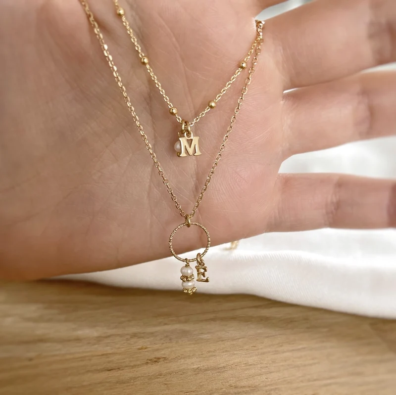Collier "Fidji" plaqué or