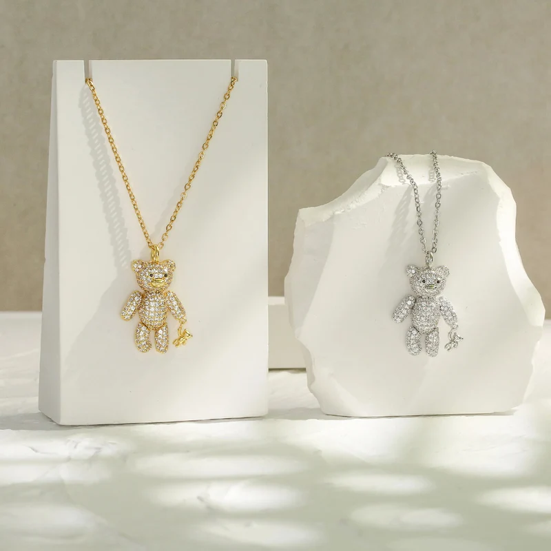 Collier Pendentif Ourson