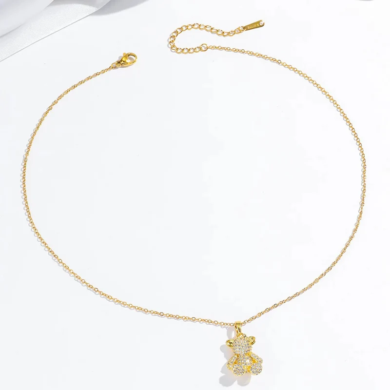 Collier Ours Femme
