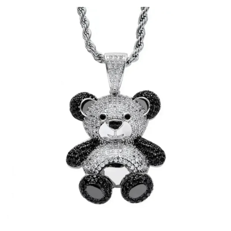 Collier Ours Strass