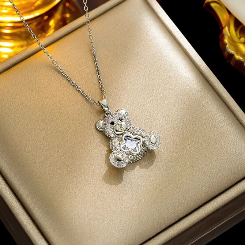 Collier Ours Diamant