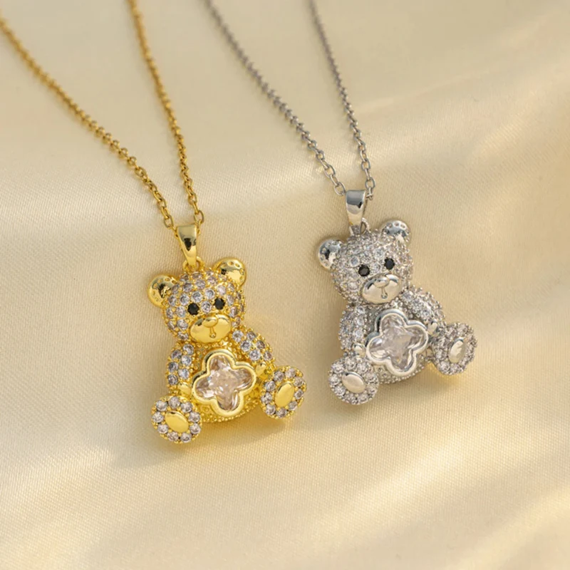 Collier Ours Diamant