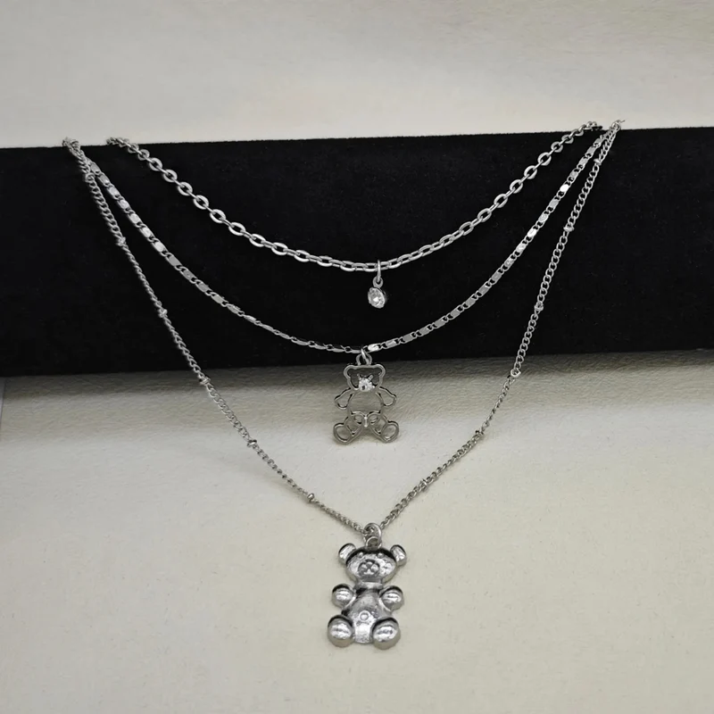 Collier Double Ourson