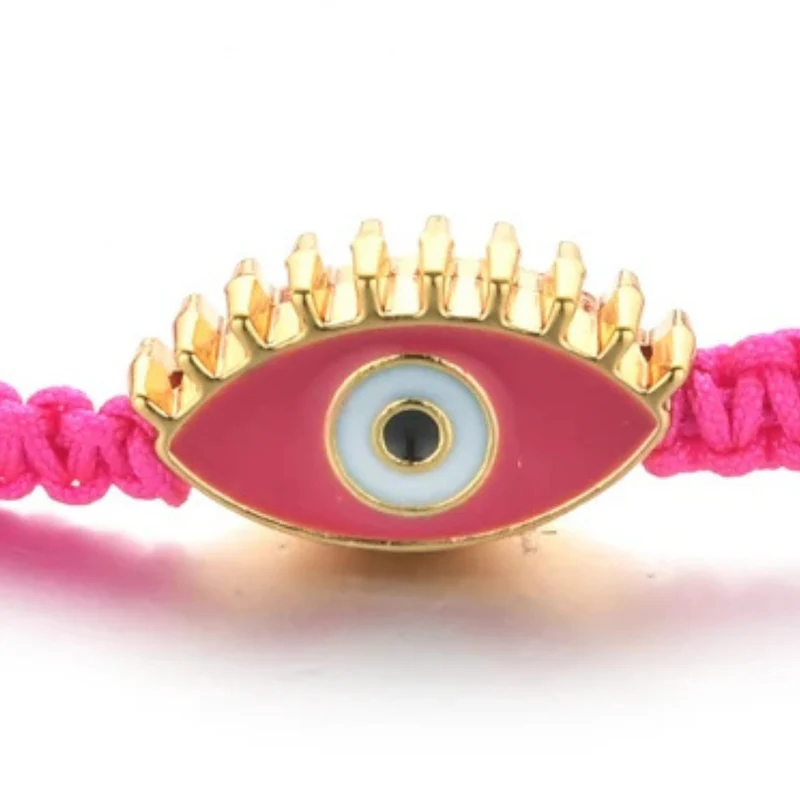Bracelet Œil Grec Fuchsia
