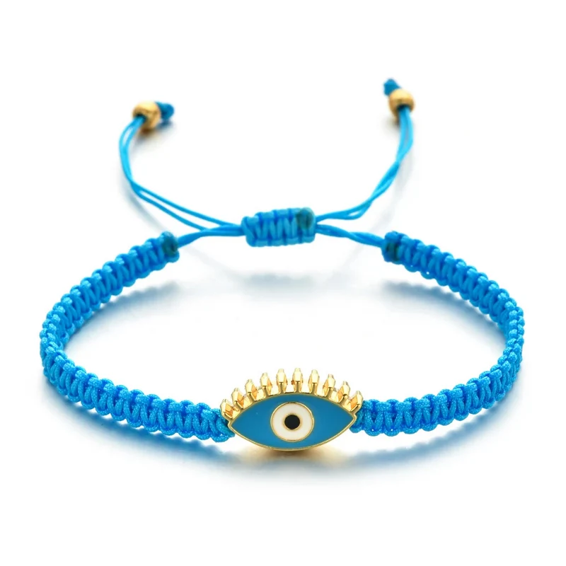 Bracelet Œil Grec Bleu Ciel