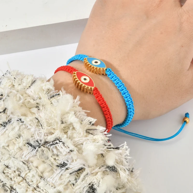 Bracelet Œil Grec Bleu Ciel