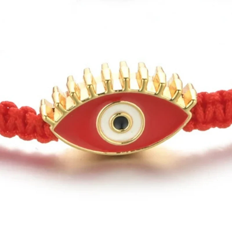 Bracelet Œil Grec Rouge