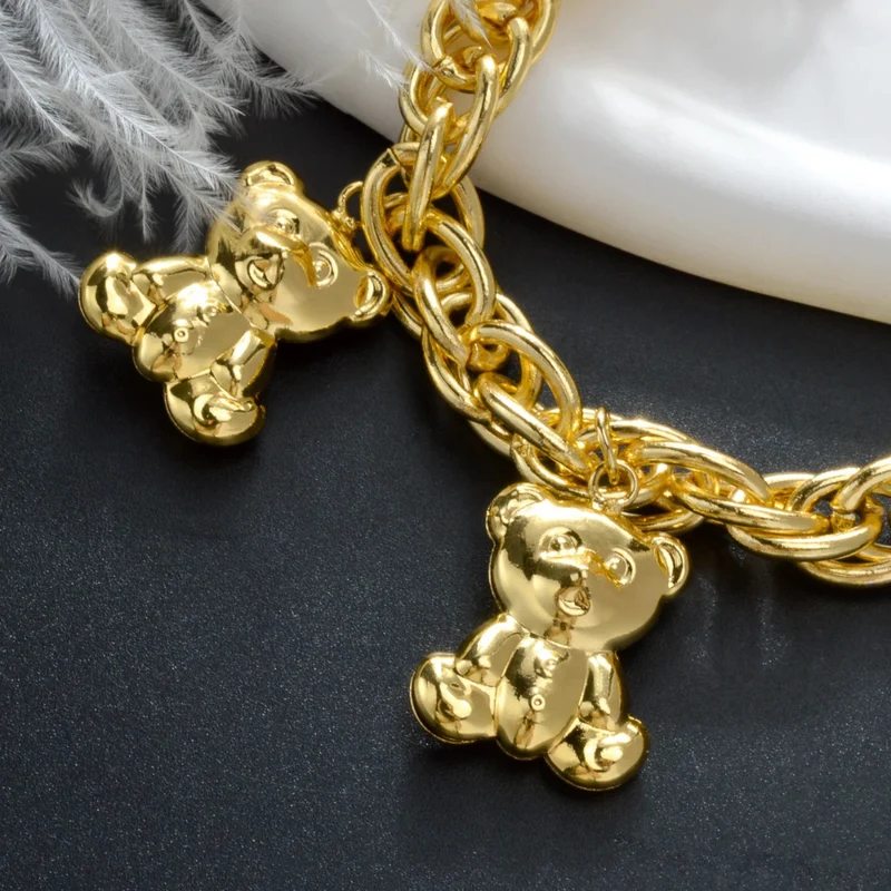 Bracelet Ourson Grosse Chaîne