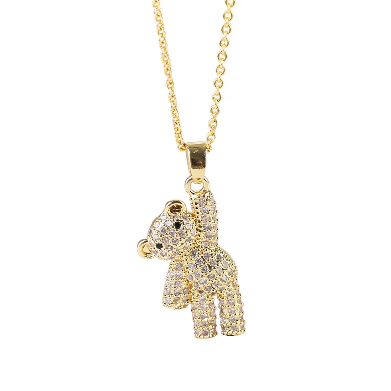 Collier Ourson Or