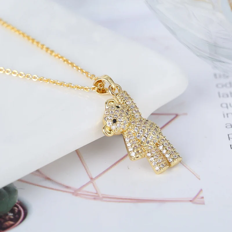 Collier Ourson Or
