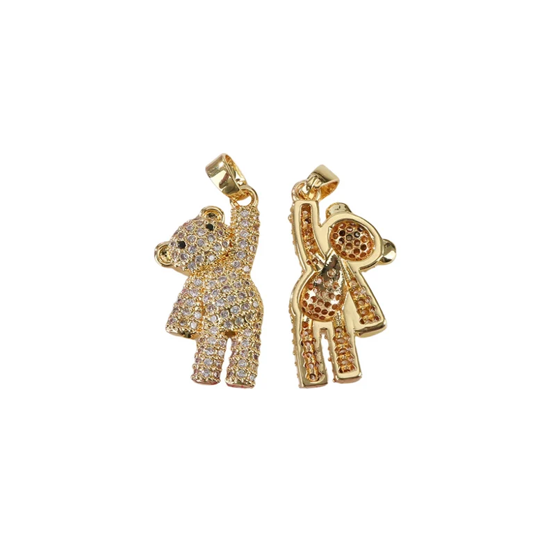Collier Ourson Or