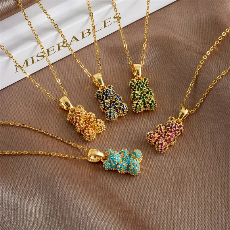 Collier Ourson Bonbon