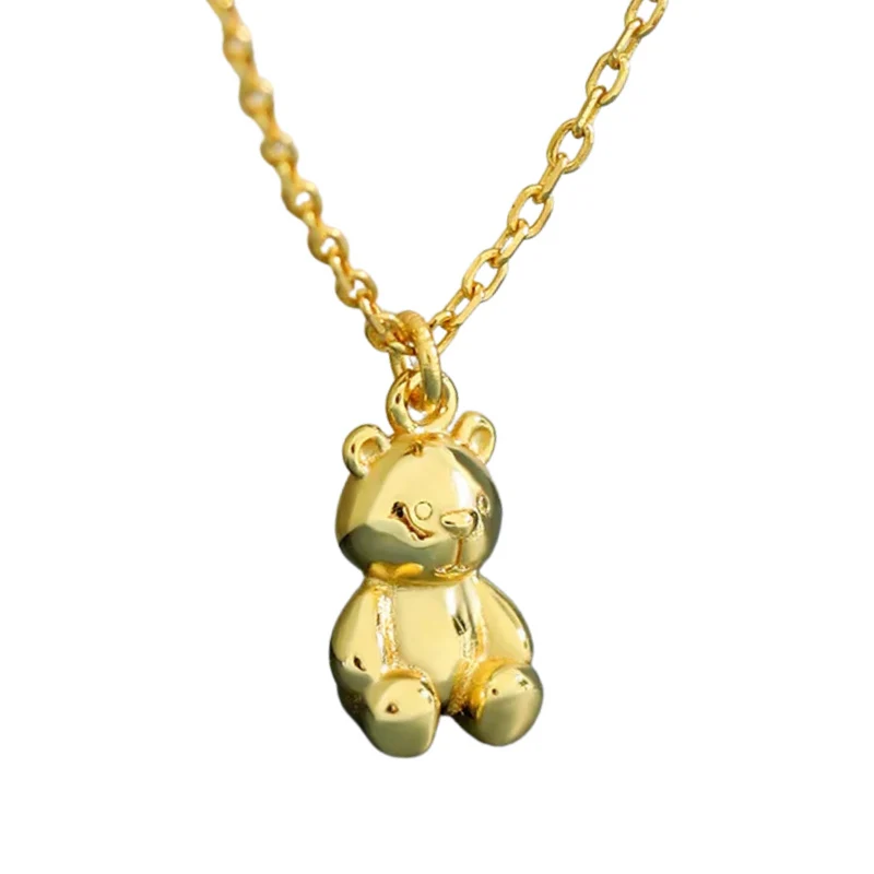 Collier Ourson Acier Inoxydable