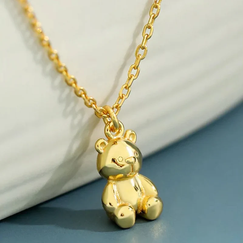 Collier Ourson Acier Inoxydable