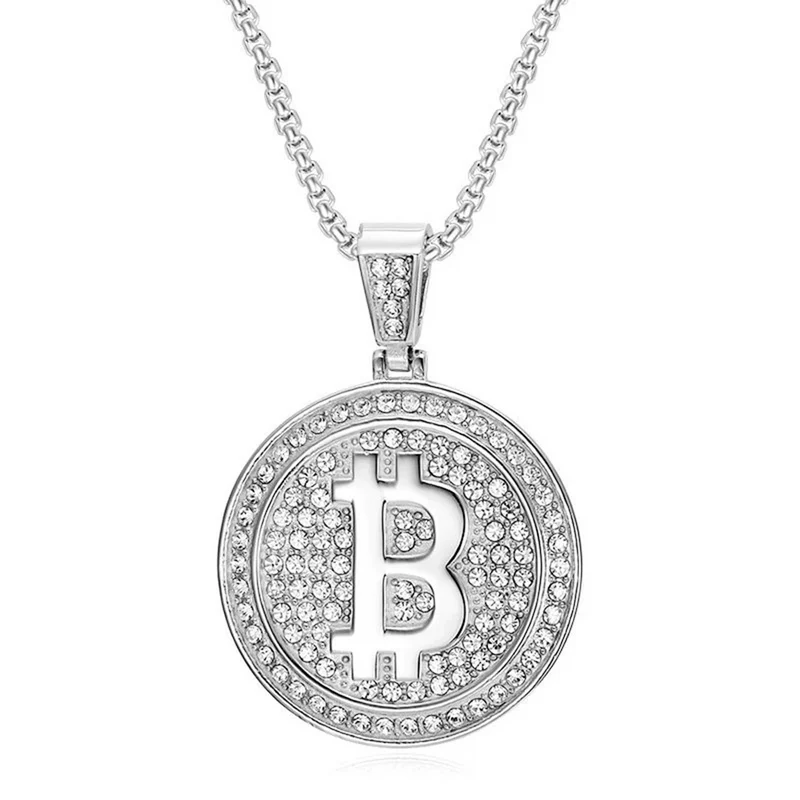 Collier Bitcoin Brillant