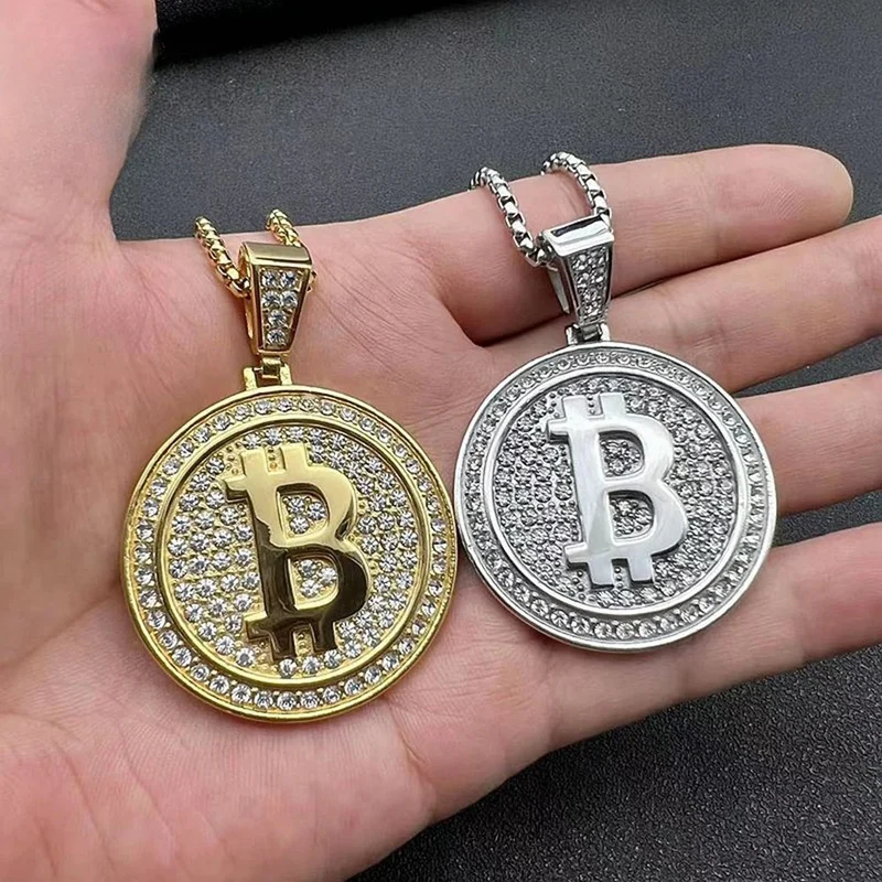 Collier Bitcoin Brillant