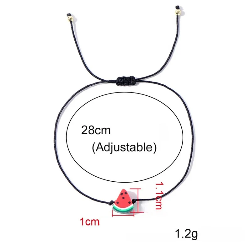 Bracelet Fil Pastèque
