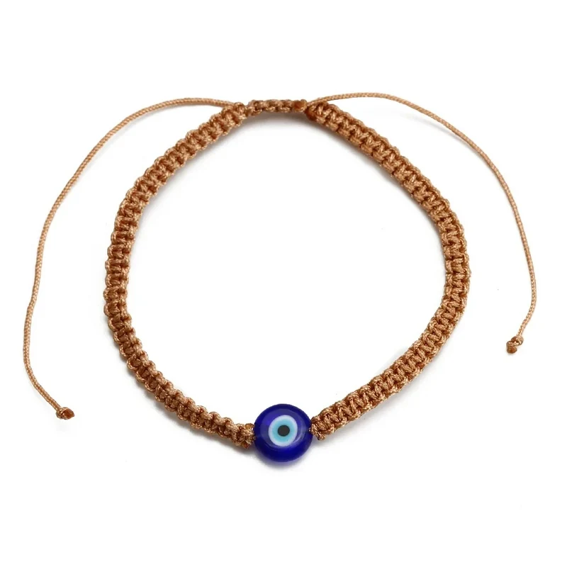 Bracelet Œil Cordon Marron