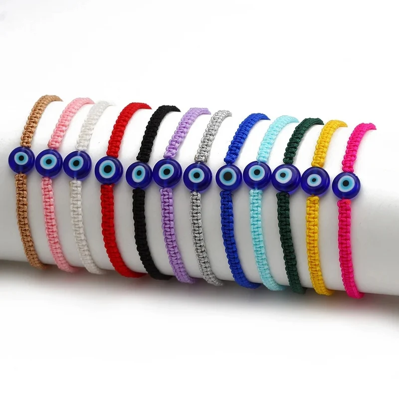 Bracelet Œil Cordon Vert