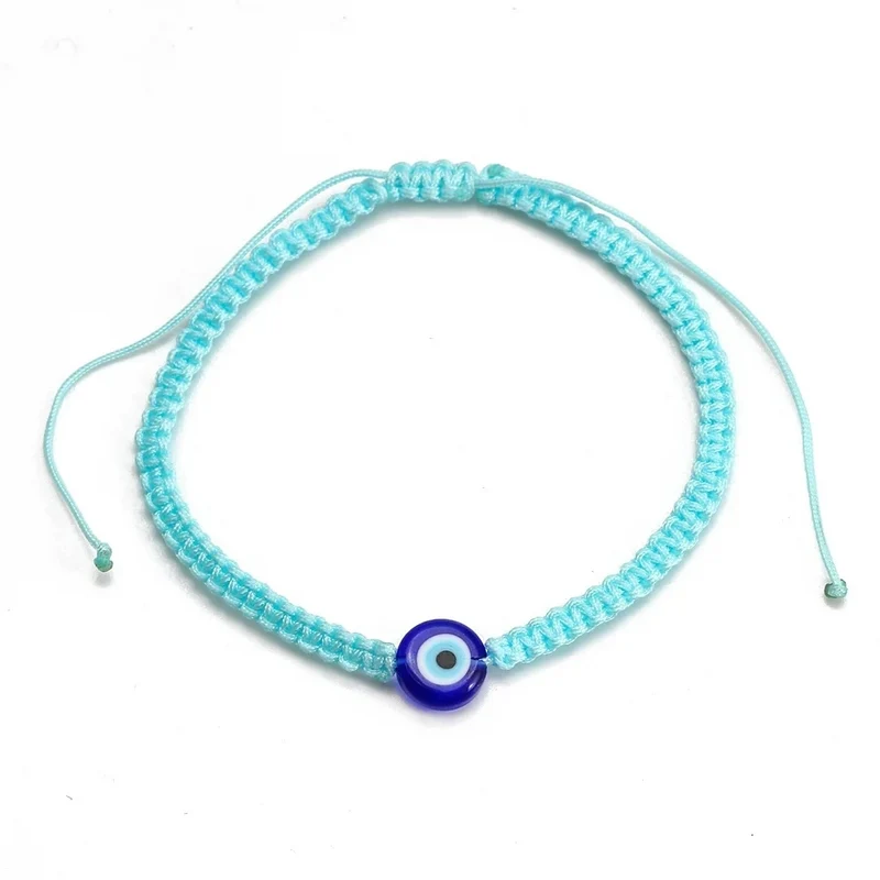 Bracelet Œil Cordon Turquoise