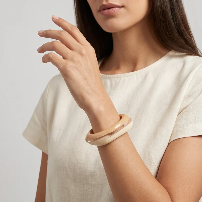 Bracelet jonc acétate