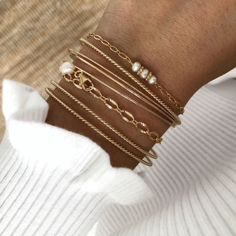Bracelet "Moana" plaqué or