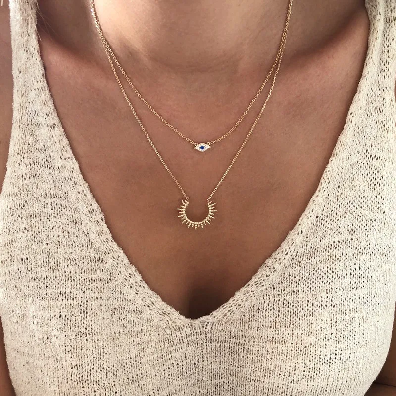 Collier "Loucy" plaqué or