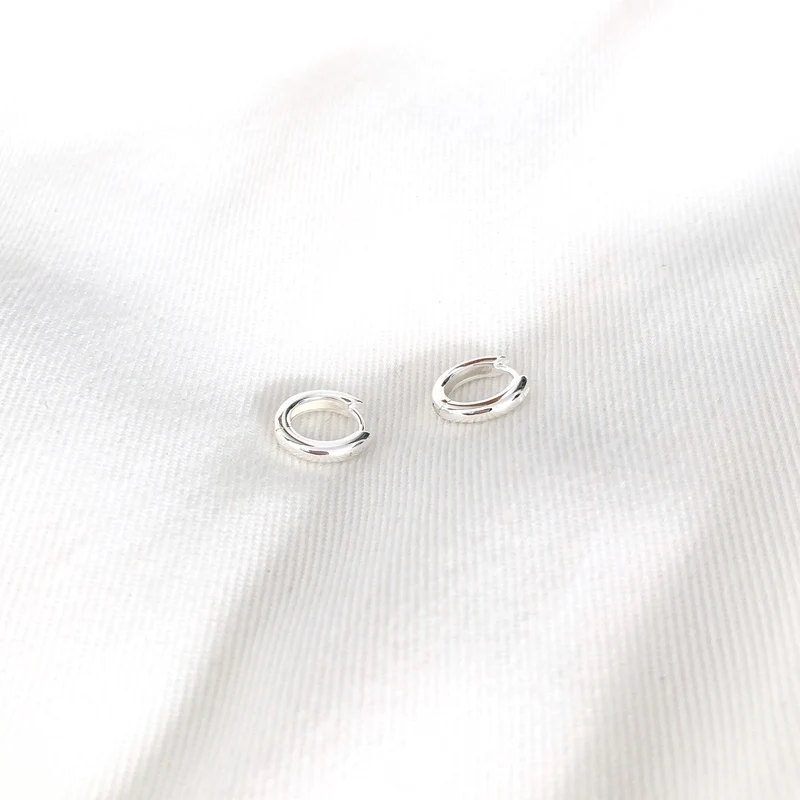 Mini créoles "Java" argent