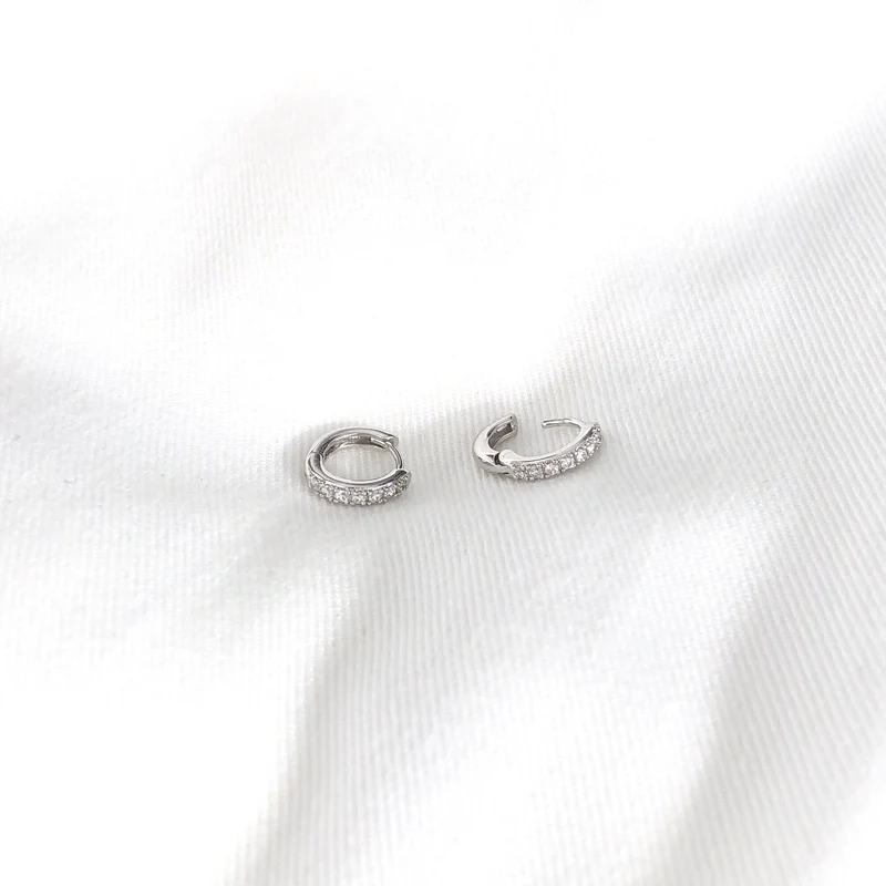 Mini créoles "Dana" argent