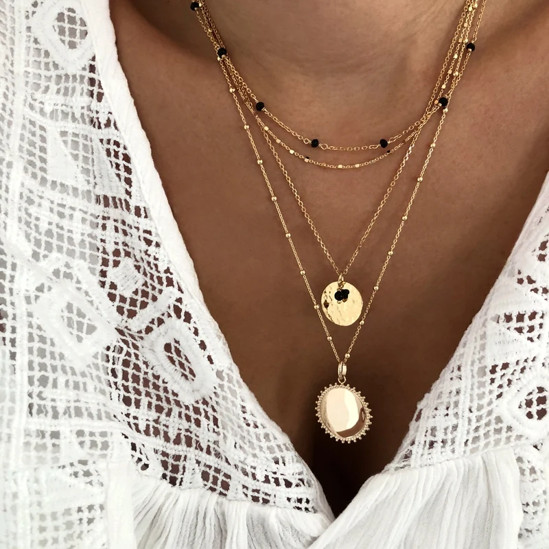 Collier "Iona" plaqué or