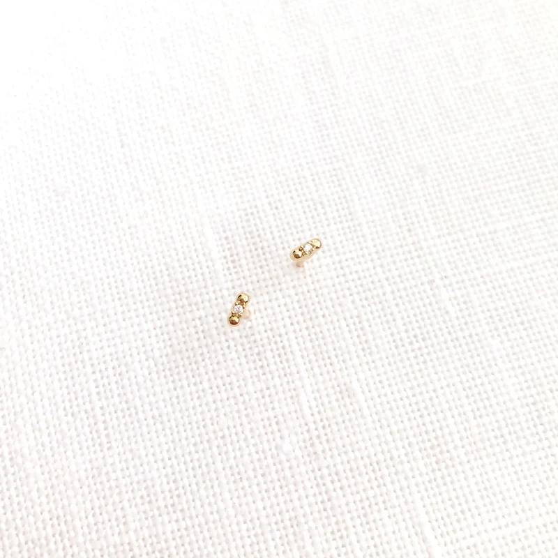 Boucles d'oreilles "Tils" plaqué or