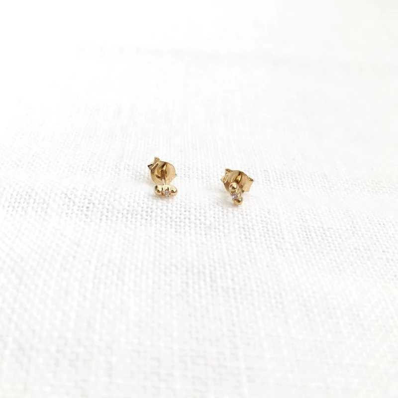 Boucles d'oreilles "Tils" plaqué or