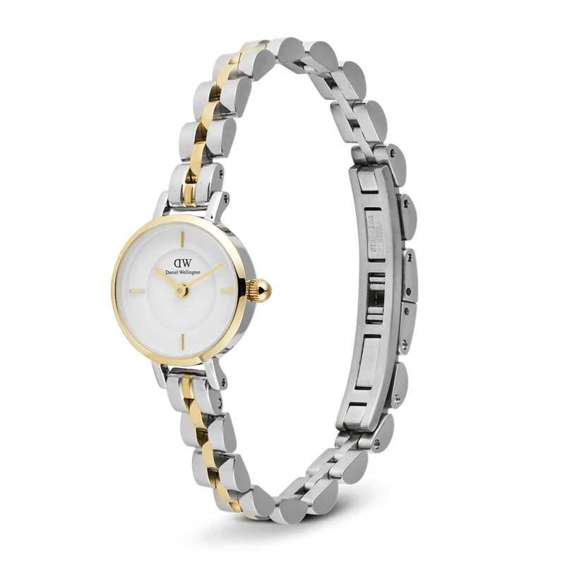 Daniel Wellington Petite Mini Arch 3-Link Bicolore Montre Femme DW00100923