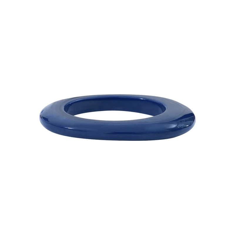 Bracelet jonc Yeva en acétate Bleu