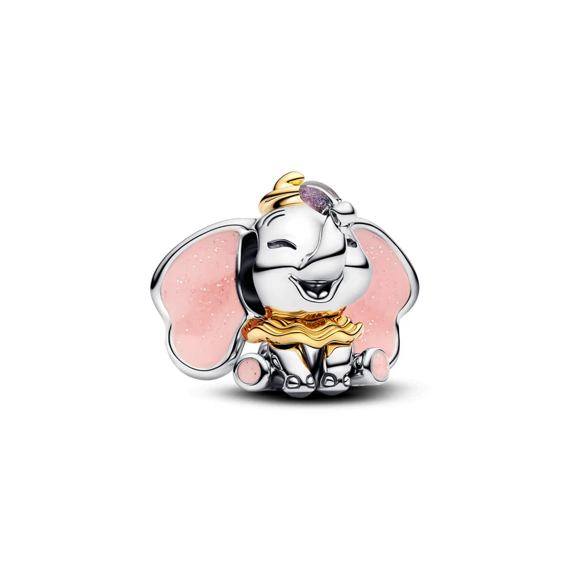 Pandora Collabs Gold Plated Disney Dumbo Charm 764023C01